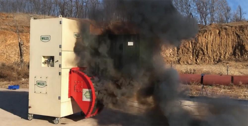 除塵器無焰泄爆實驗 除塵器無焰泄爆實驗